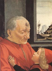 Domenico Ghirlandaio Portrait of an Old Man with a Young Boy (mk05) oil painting picture